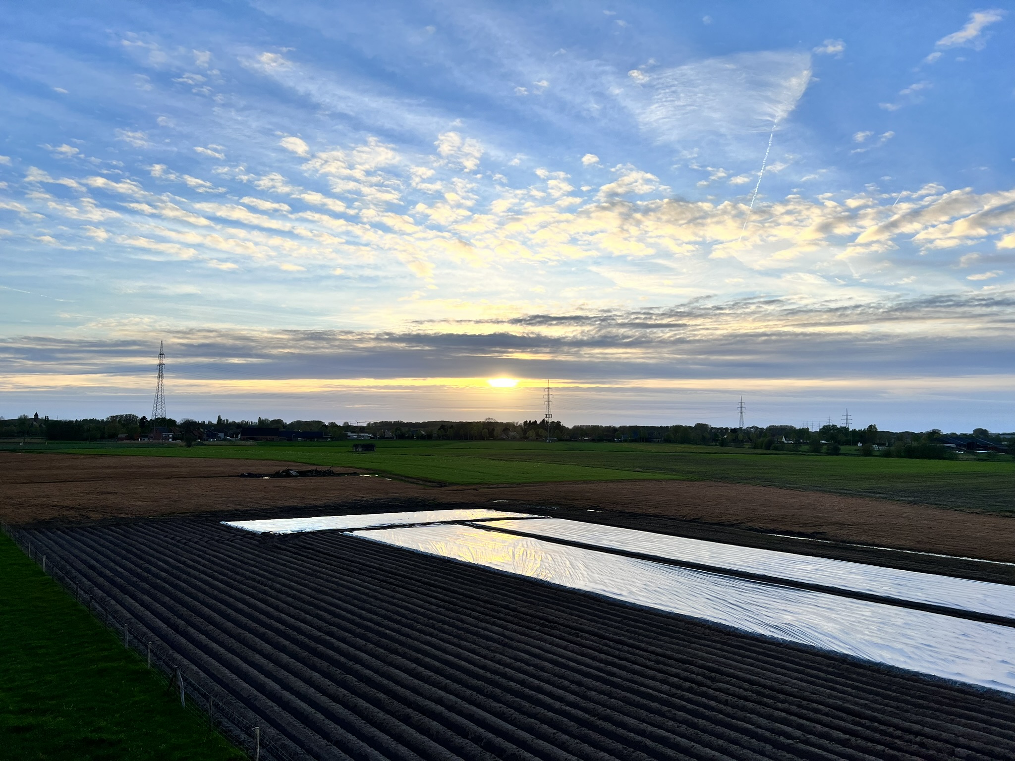 Sunset from bike ride