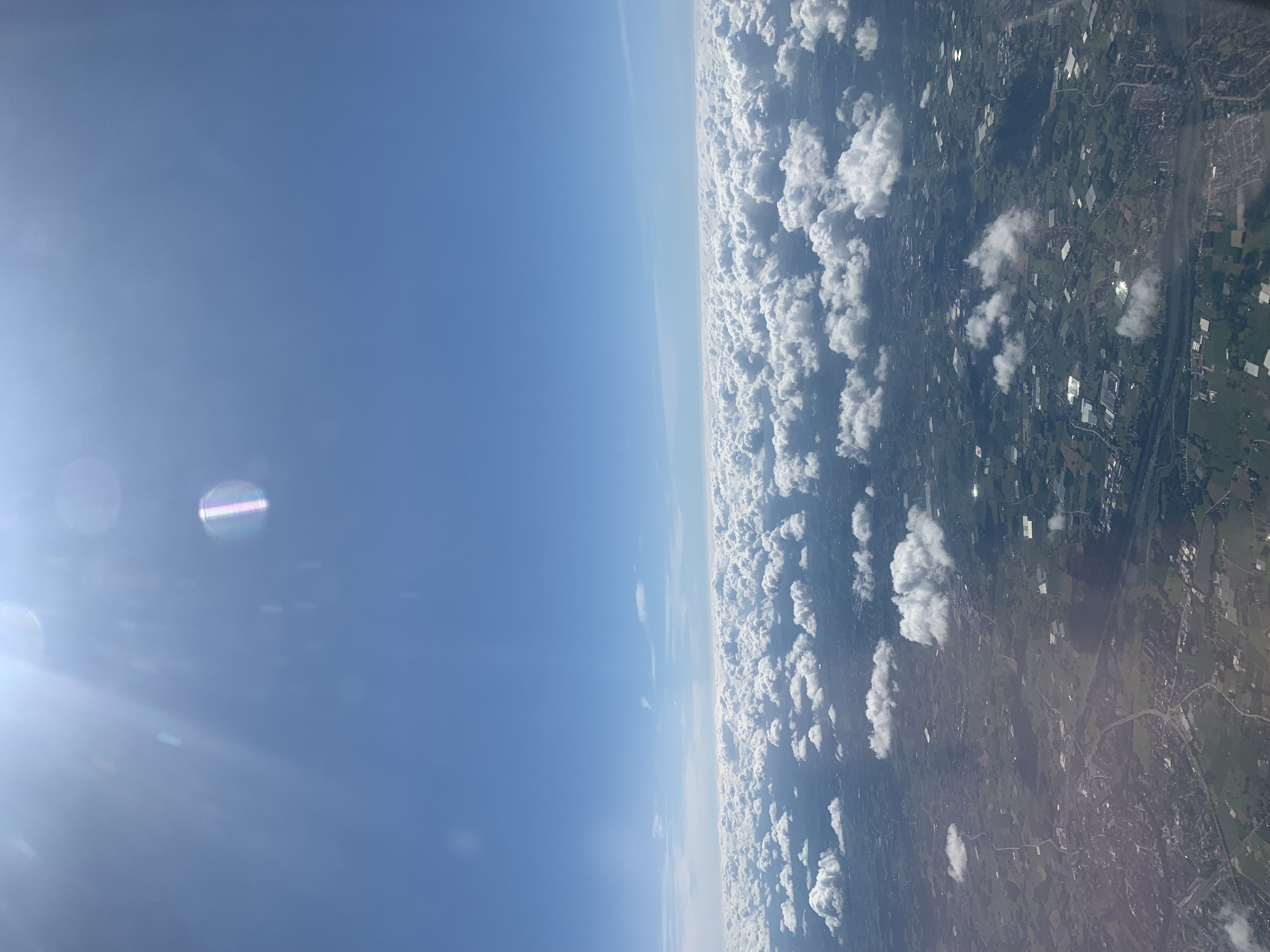View from the plane